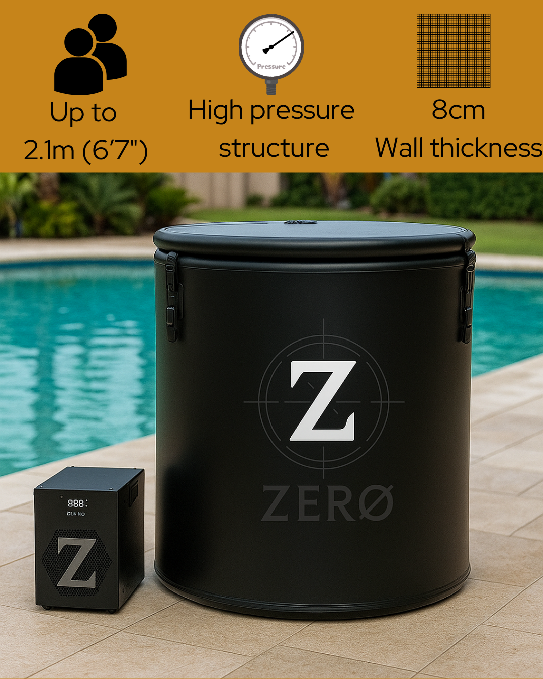 ZERØ ONE :  IceBarrel PRO 8 + Chiller Ultra Z 0.3 HP